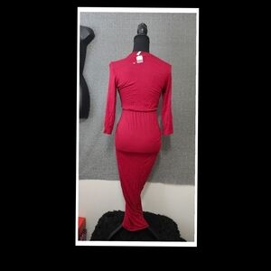 Elegant Red Women's Dress